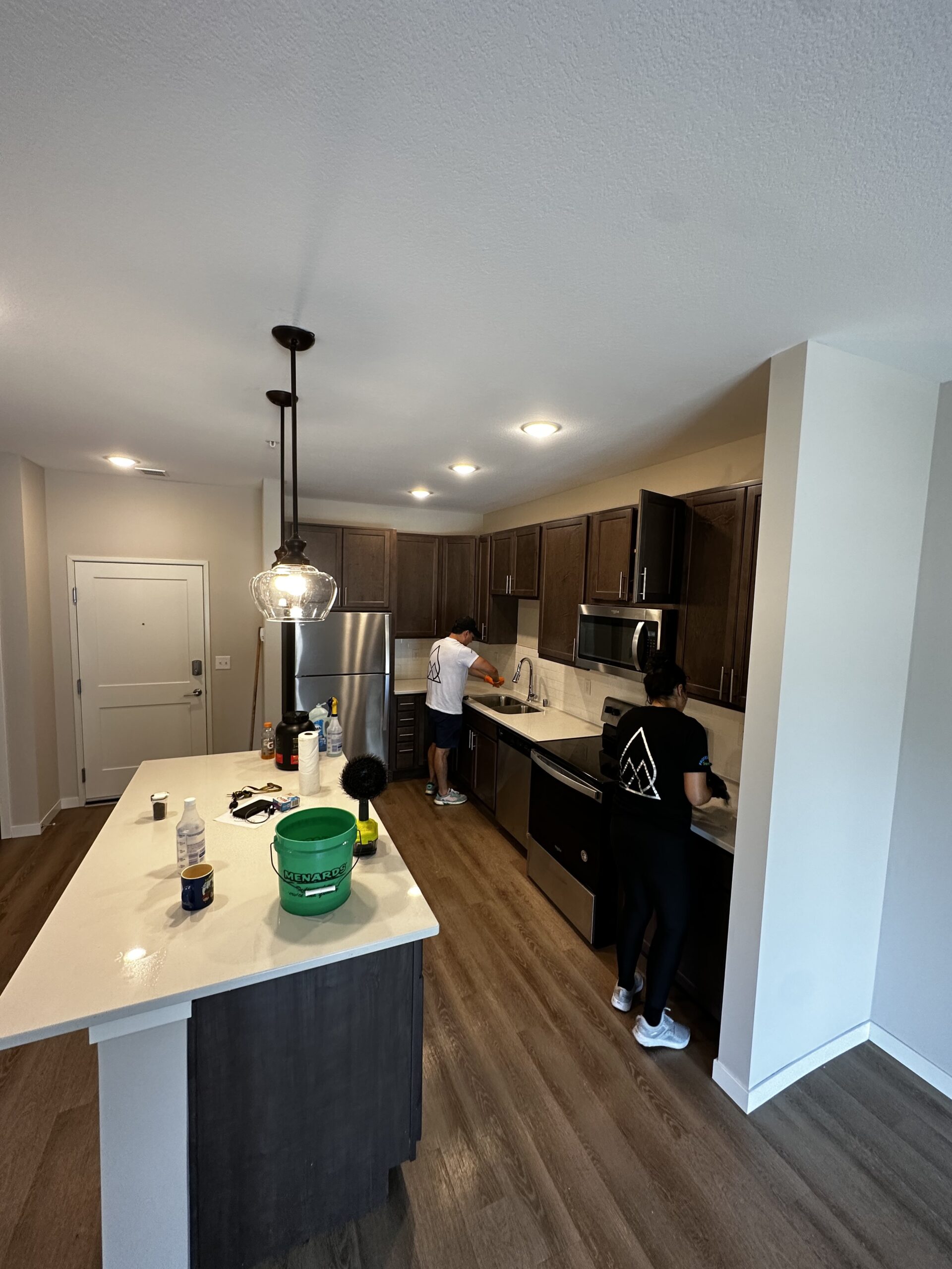 Mountain Group cleaning a residential building
