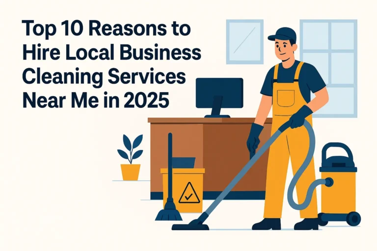 Top 10 Reasons to Hire Local Business Cleaning Services Near Me in 2025